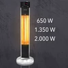 Infraraudonųjų spindulių šildytuvas Trotec IRS 2000 E, iki 15 m², 2000 W