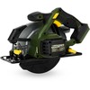 Akumuliatorinis diskinis pjūklas HERVIN BATTERY, 20 V, bešepetėlinis, Ø185 mm, pjovimo gylis 50 mm, be akumuliatoriaus, BLCY-262