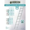 Kopėčios HERVIN EQUIPMENT, alium. atremiamos, 15 pakopų, 4050 mm, AS0115A