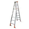 Kopėčios HERVIN EQUIPMENT, alium. dvipusės, sustiprintos, 2x8 pakopų, 2430 mm, CL-ST28