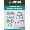 Kopėčios HERVIN EQUIPMENT, alium. dvipusės, platėjančios 2x4 pakopų, 1070 mm, CL-WPL24