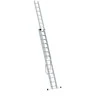 Kopėčios profesionalios HERVIN EQUIPMENT+, alium. universalios, dvipusės, ištraukiamos, 3x14 pakopų, 3780-8820 mm, AC0314A
