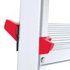 Kopėčios PROMOREX, alium. buitinės, 3 pakopų, 1210 mm, HSL103A