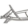Lauko baldų komplektas Pliažo gultas NOVELLY HOME, 182x60x34cm, plienas+tekstilenas, pilkos sp., EL-L1016S