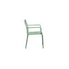 Lauko kėdė NOVELLY HOME, iš plieno, su antikorozine danga, spl. šviesiai žalia, 830x550x580 mm, MC22305A