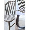 Lauko kėdė NOVELLY HOME, iš plieno, su antikorozine danga, spl. šviesiai ruda, 700x560x620 mm, MC19323C