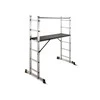 Pastolinės kopėčios HERVIN EQUIPMENT, alium., 150 kg, 2x8 pakopų, 430x2240 mm, CL-PK28