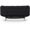 Hanah Home 3 vietų sofa-lova Misa Sofabed - Juodas (Pažeista pakuotė)