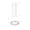 Gartraukis Allenzi CONE Baltas