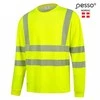 Marškinėliai ilgomis rankovėmis PESSO Hi-vis, geltoni