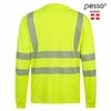 Marškinėliai ilgomis rankovėmis PESSO Hi-vis, geltoni
