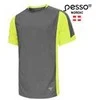Marškinėliai Pesso BREEZE pilki/geltoni
