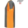 Marškinėliai Pesso BREEZE pilki/oranžiniai
