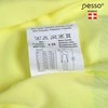 Marškinėliai PESSO Hi-vis, geltoni (50% medv.50% pol.)