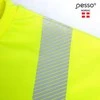 Marškinėliai PESSO Hi-vis, geltoni (50% medv.50% pol.)
