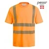 Marškinėliai PESSO Hi-vis, oranžiniai(50% medv.50% pol.)