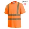 Marškinėliai PESSO Hi-vis, oranžiniai(50% medv.50% pol.)