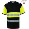 Marškinėliai PESSO HVM_J Hi-vis,juoda/ geltona