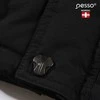 Pašiltinta striukė Pesso NOVA (juoda/geltona)