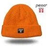 Šilta kepurė PESSO KPH, oranžinė su atšv.siūlais