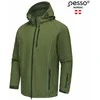 Šilta neperšlampanti Softshell striukė Pesso Otava, chaki