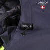 Šilta striukė Pesso HANA (mėlyna su geltona apdaila)