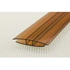 H profilis polikarbonato plokštėms sujungti GINTARAS, Šiltnamio ilgis: H profilis 4mm 6m ilgio (1m kaina 4,00 Eur)