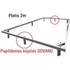 Pamatas 2,0m pločio, Šiltnamio ilgis: Šiltnamio ilgis 6m
