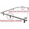 Pamatas 2,4-2,5m pločio šiltnamiams, Šiltnamio ilgis: Šiltnamio ilgis 6m