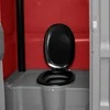 Plastikinis lauko tualetas (Raudonas) su apšvietimu, Spalva: surinktas SU PRAUSTUVU, KRIAUKLE