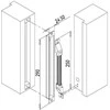Digitalas ABK-402 metalinis įleidžiamas lankstus perėjimas laidams ilgis 30 cm