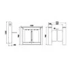 Digitalas D-FORCE INOX SG550-SET-1 greitaeigiai varteliai. komplektas vienam praėjimui