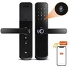 Digitalas Išmanioji durų spyna DIGI A260 Tuya (juoda) su 6085 užraktu WiFi įvairaus tipo durims