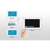 Digitalas Vaizdo telefonspynės juodos spalvos monitorius VID-730WI-FI-B + DD-SVD 1/4 komutatorius prie Laskomex