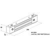 Digitalas YM-280WAL elektromagnetinė spyna 280 kg jėga. 12-24V. be LED. lauko sąlygoms