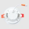 Įmontuojamas apvalus LED šviestuvas su stiklu "VESTA" 6W