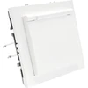 Tope Lighting Baltas kištukinis lizdas su dangteliu IP44 "BORA" (su įžeminimu, be rėmelio)