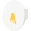 Tope Lighting Įmontuojamas apvalus baltas LED laiptų šviestuvas "PORTO" 1,5W (LA)