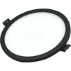 Tope Lighting Įmontuojamas apvalus juodas LED šviestuvas "SPLIT" 16W-4000K