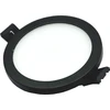 Tope Lighting Įmontuojamas apvalus juodas LED šviestuvas "SPLIT" 8W-4000K