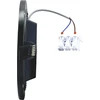 Tope Lighting Įmontuojamas apvalus juodas LED šviestuvas "SPLIT" 22W-4000K