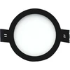 Tope Lighting Įmontuojamas apvalus juodas LED šviestuvas "SPLIT" 5W-4000K