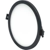 Tope Lighting Įmontuojamas apvalus juodas LED šviestuvas "SPLIT" 16W-4000K