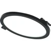 Tope Lighting Įmontuojamas apvalus juodas LED šviestuvas "SPLIT" 22W-4000K