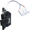 Tope Lighting Įmontuojamas apvalus juodas LED šviestuvas "SPLIT" 5W-4000K