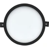 Tope Lighting Įmontuojamas apvalus juodas LED šviestuvas "SPLIT" 16W-4000K