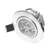 Įmontuojamas apvalus metalinis LED šviestuvas "LENS" 3W