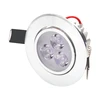 Įmontuojamas apvalus metalinis LED šviestuvas "LENS" 3W