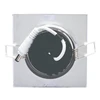 Įmontuojamas kvadratinis metalinis LED šviestuvas "LENS" 3W