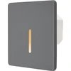 Tope Lighting Įmontuojamas kvadratinis pilkas LED laiptų šviestuvas "PORTO" 1,5W (LI)